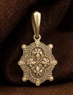 Образок из лимонного золота 585 пробы