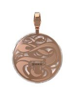 Подвеска из золота c эмалью и перламутром