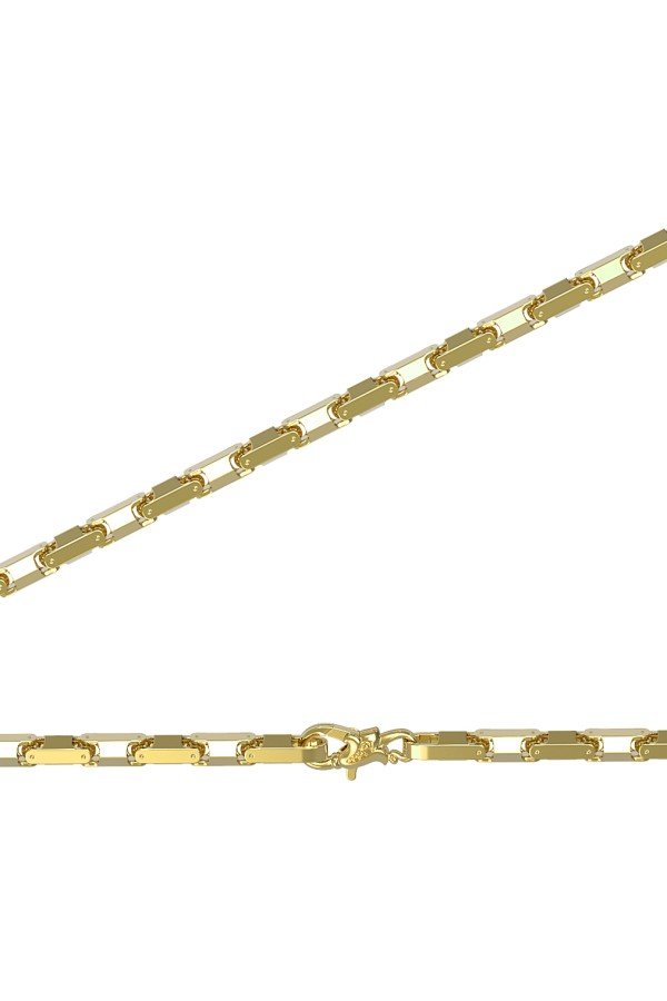 Цепь из лимонного золота