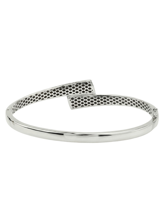 Браслет из белого золота 585 пробы c бриллиантами