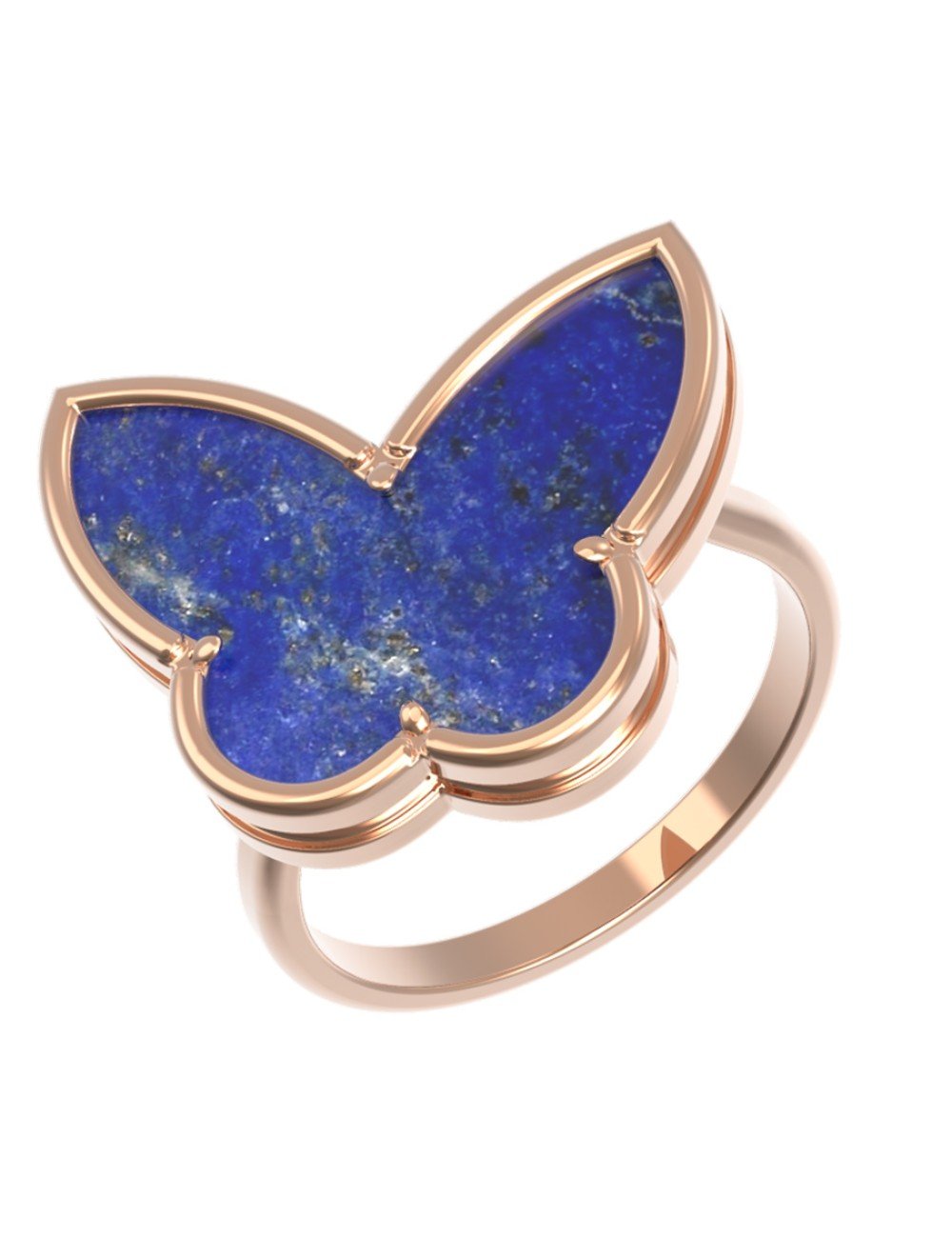 Кольцо из золота c лазуритом