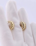 Серьги из лимонного золота 585 пробы