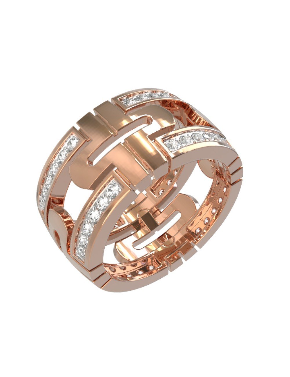 Кольцо из золота c бриллиантами