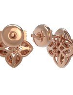 Серьги из золота c бриллиантами