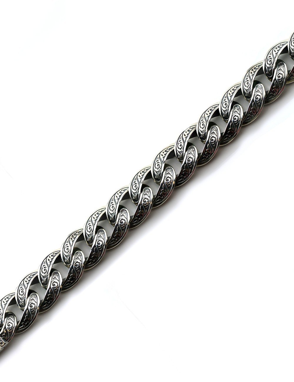 Браслет из серебра и золота c рубином