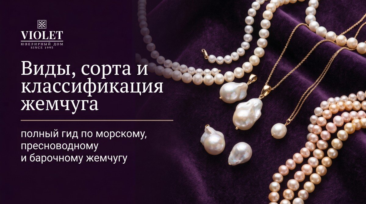 Виды, сорта и классификация жемчуга: полный гид по морскому, пресноводному и барочному жемчугу