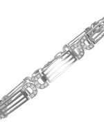 Браслет из белого золота c бриллиантами