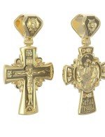 Крест из лимонного золота