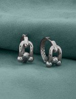 Серьги из белого золота