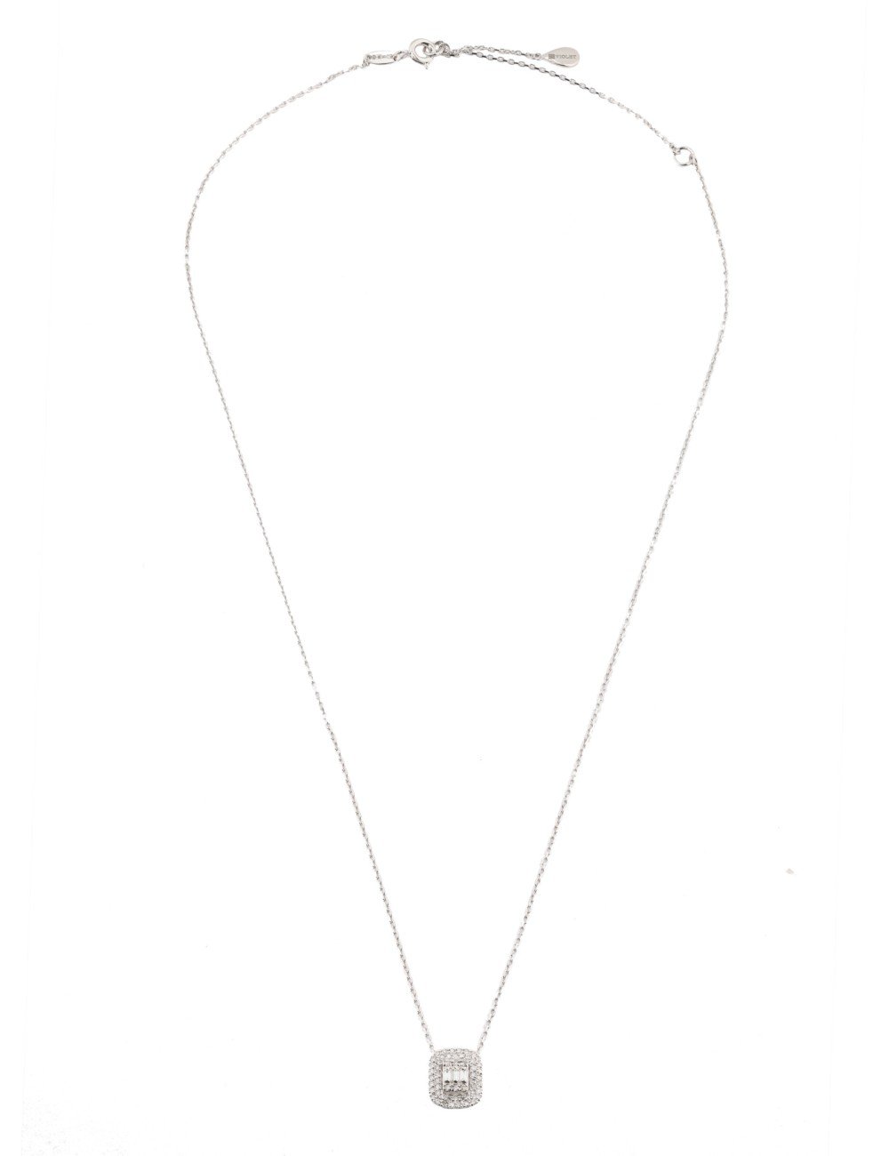 Колье из белого золота c бриллиантами
