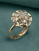 Кольцо из золота c бриллиантами