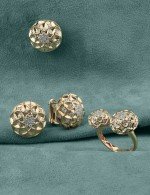 Подвеска из золота c бриллиантами