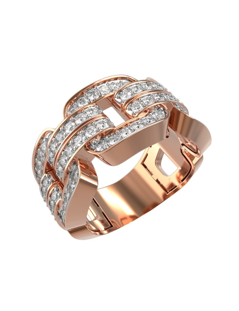 Кольцо из золота c бриллиантами