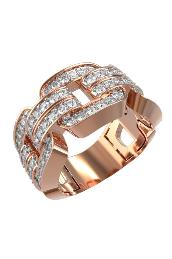 Кольцо из золота c бриллиантами