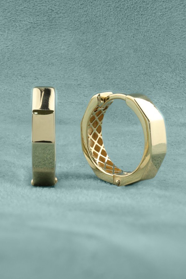 Серьги из лимонного золота