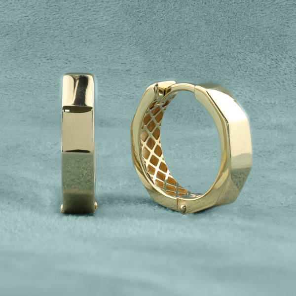 Серьги из лимонного золота 585 пробы