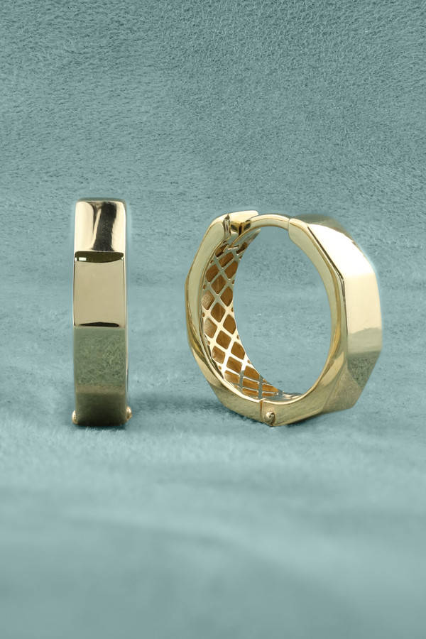 Серьги из лимонного золота 585 пробы