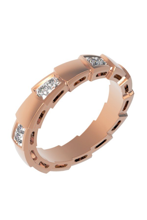 Кольцо из золота c бриллиантами