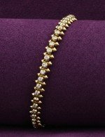 Браслет из лимонного золота c бриллиантами