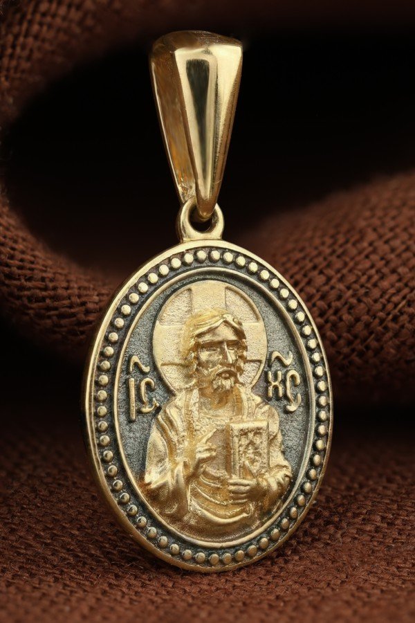 Образок из лимонного золота