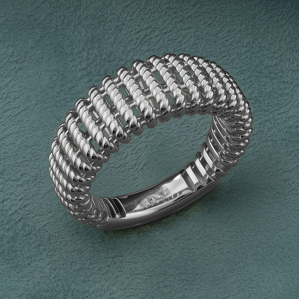 Кольцо из белого золота 585 пробы