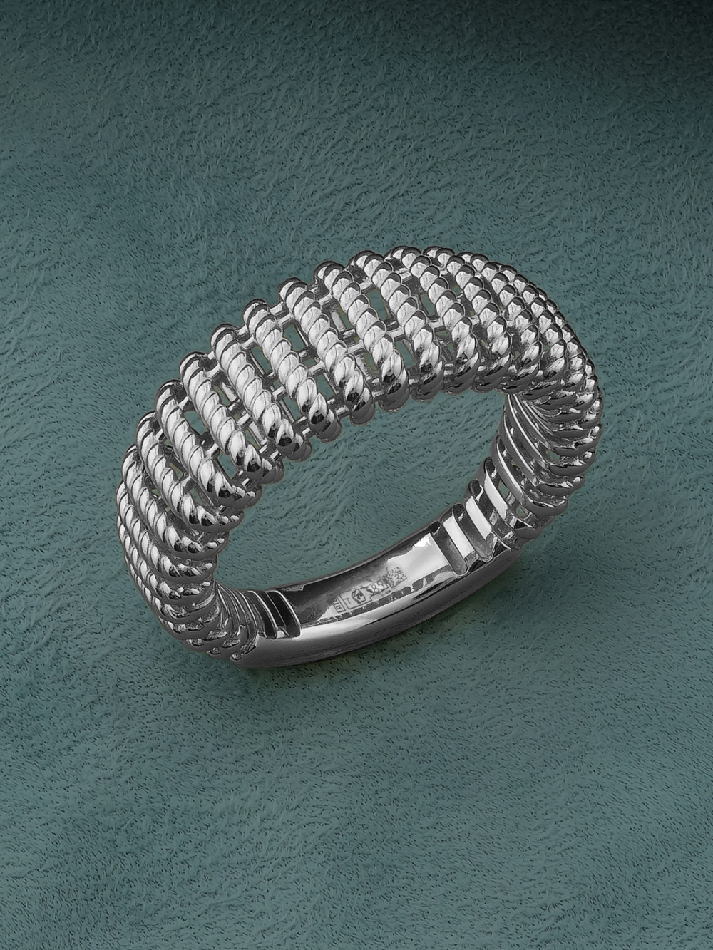 Кольцо из белого золота 585 пробы