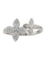 Кольцо из белого золота c бриллиантами