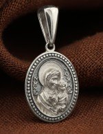 Образок из белого золота