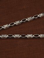 Цепь из белого золота