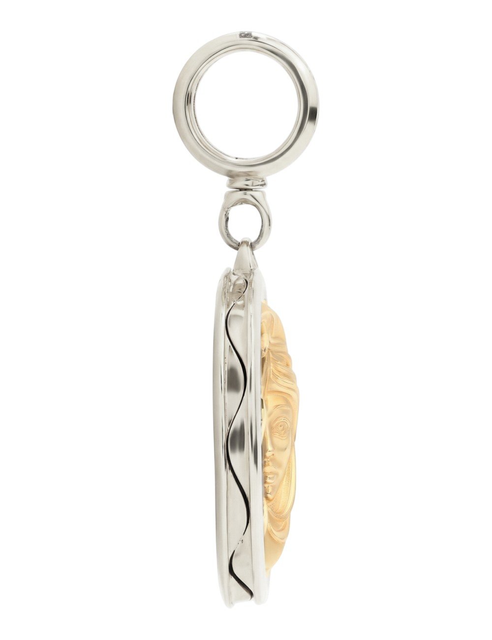 Подвеска из белого золота c ониксом