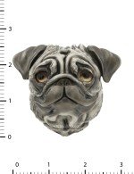 Подвеска из белого золота c эмалью