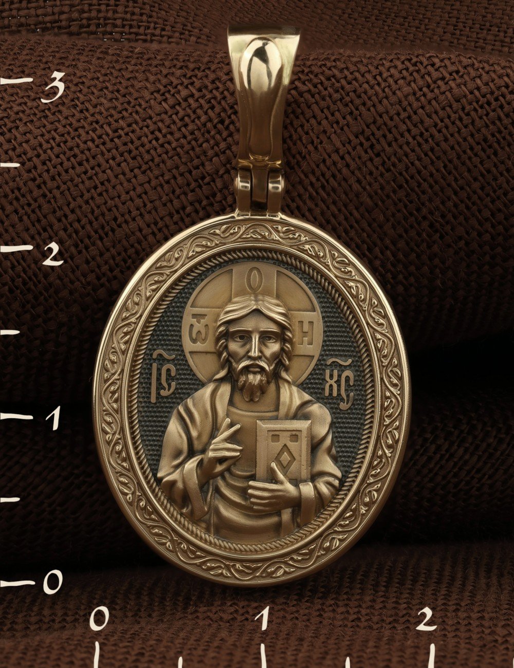 Образок из лимонного золота