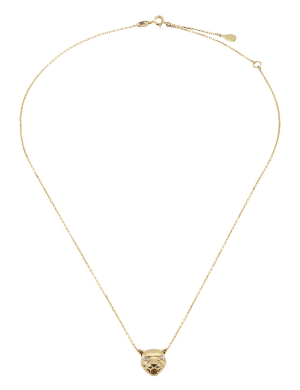 Колье из лимонного золота c бриллиантами