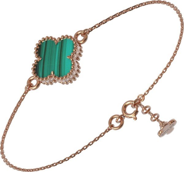 Браслет из золота c малахитом