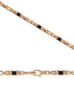 Цепь из золота c ониксом