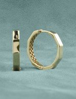 Серьги из лимонного золота