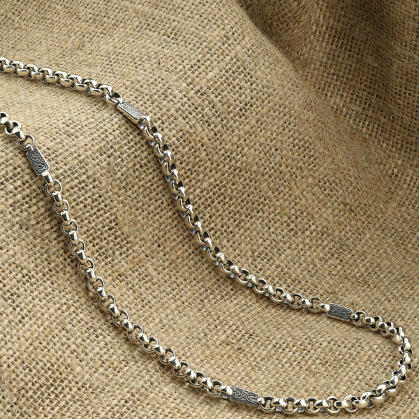 Цепь из серебра 925 пробы