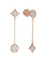 Серьги из золота c бриллиантами