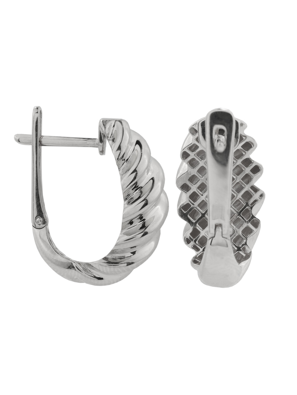 Серьги из белого золота 585 пробы