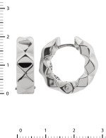 Серьги из белого золота