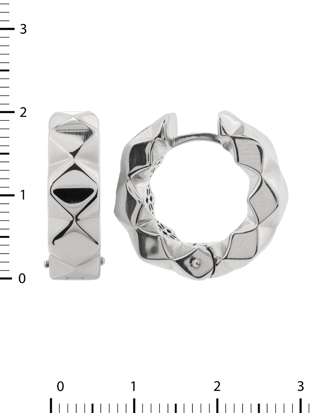 Серьги из белого золота 585 пробы