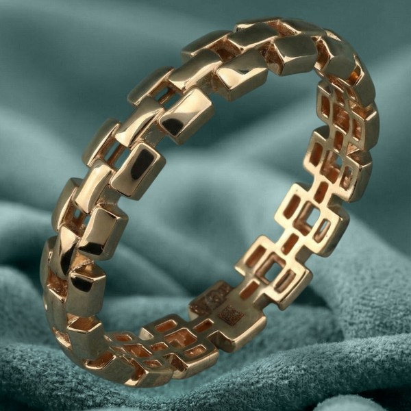 Кольцо из красного золота 585 пробы