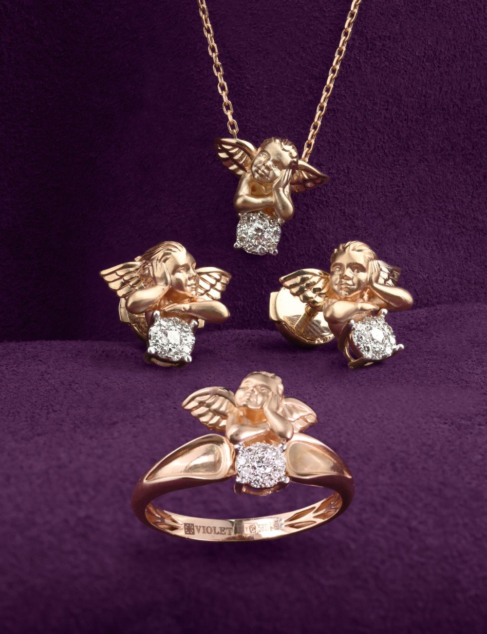 Колье из золота c бриллиантами