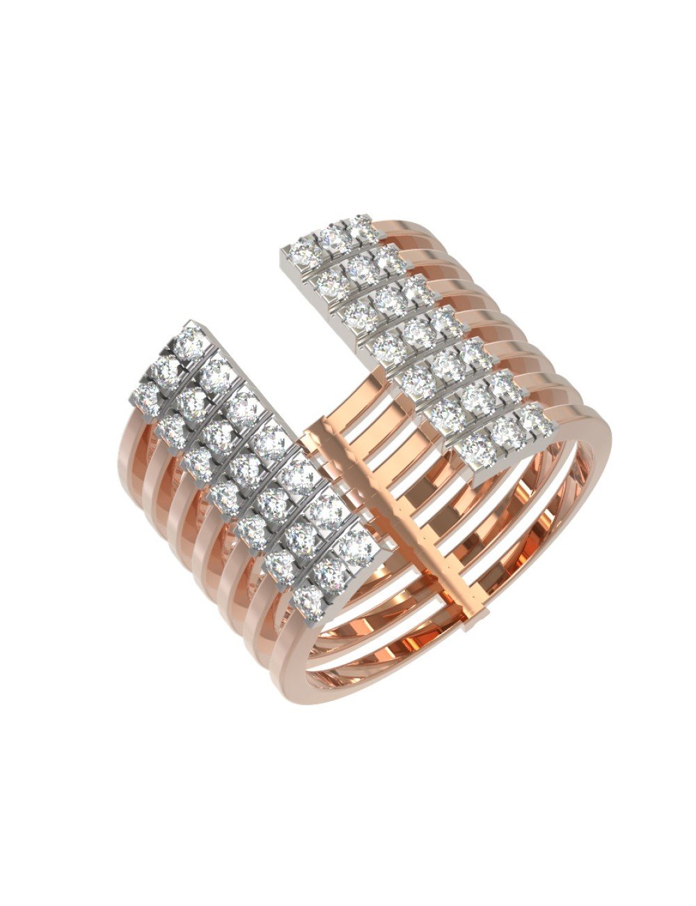 Кольцо из золота c бриллиантами