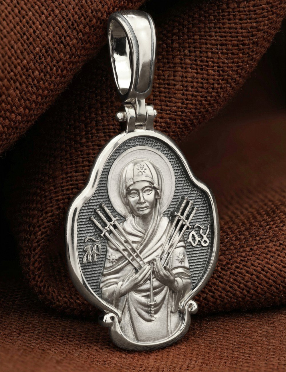 Образок из белого золота