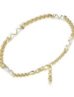 Браслет из лимонного золота c эмалью