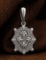 Образок из белого золота 585 пробы