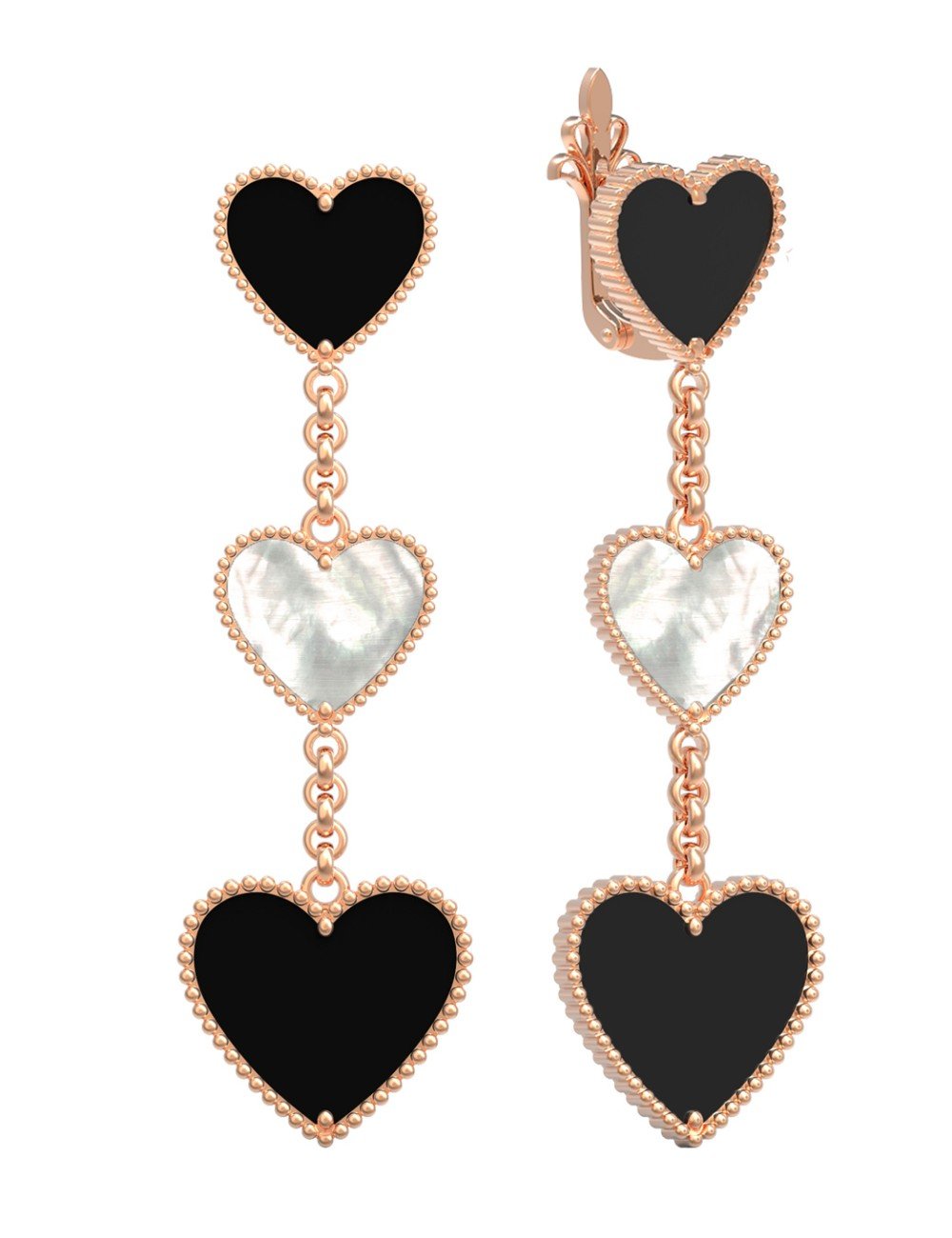 Серьги из золота 585 пробы