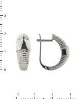 Серьги из белого золота