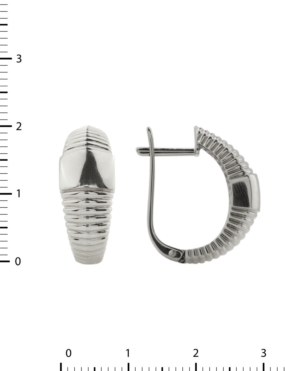 Серьги из белого золота